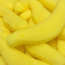 Bonbon halal bananes jaunes sucrées