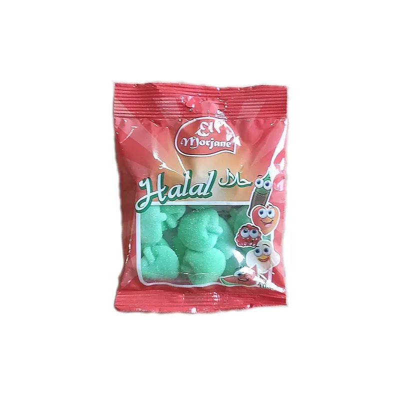 Sugared green apples | halal sweets | confectionery | EL MORJANE