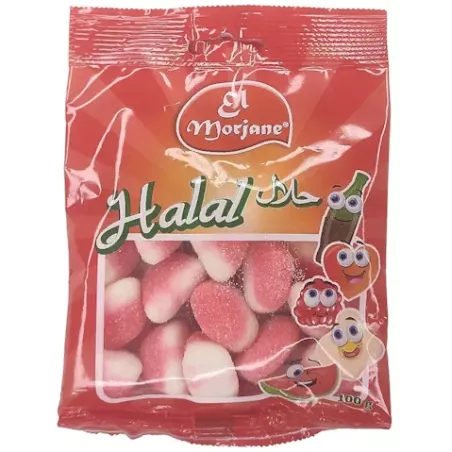 Bonbon halal bisous sucrés 100g