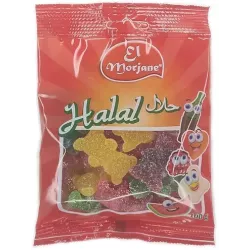 Bonbon halal ours sucrés 100g