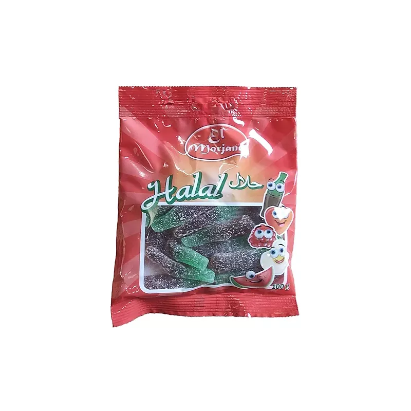 Sugared cola bottles | halal sweets | confectionery | EL MORJANE