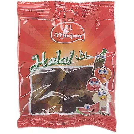 Gummy cola bottles | halal sweets | confectionery | EL MORJANE
