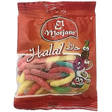 Sour worms| halal sweets | confectionery | EL MORJANE