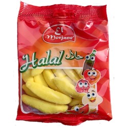 Bonbons banane halal El Morjane sachet 100g face avant