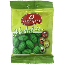 Bonbon halal chewing-gum pastèques 100g