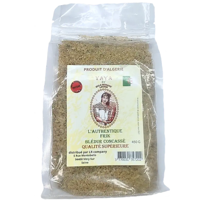 Traditional algerian frik 450g packet front