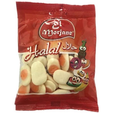 Halal candy jellied eggs 100g Halal candy jellied eggs 100g