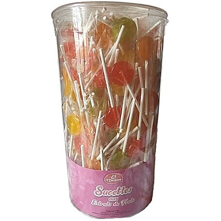 Halal candy lollipops with fruit extracts 1kg