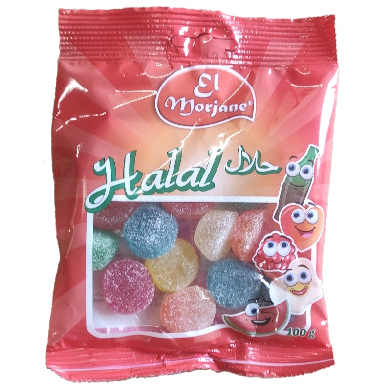 Halal sweets sugared parisiens 100g