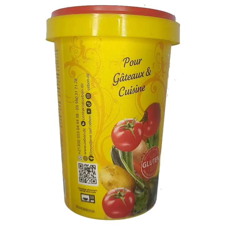 Pot de 300 g de Smen El Mordjene beurre clarifié pour la pâtisserie et la cuisine traditionnelle dos.