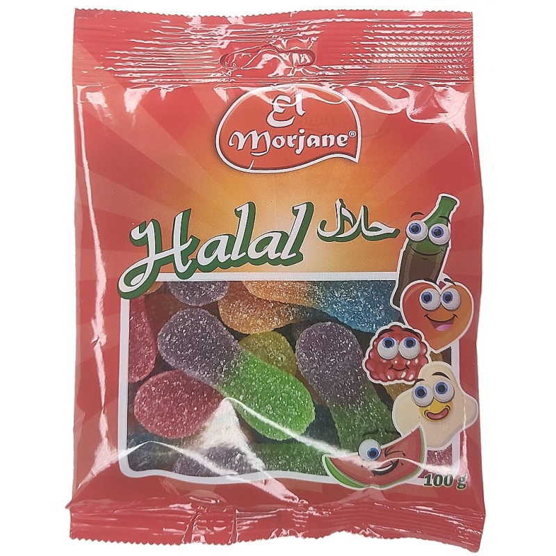 Halal candy sour tongues 100g
