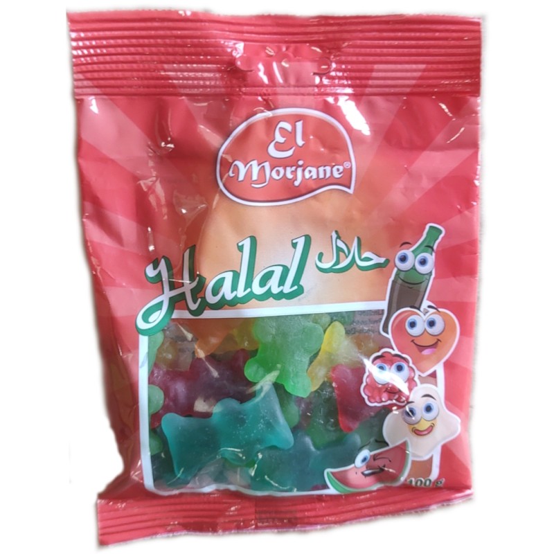 Bonbon halal ours gélifiés 100g